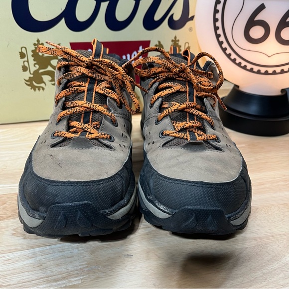 Hoka One One Event Men's SZ 10 Tor Summit WP Hiking Shoes Vibram Brown Orange - Picture 2 of 8